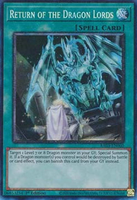 Return of the Dragon Lords (V.6) RA03-EN060 Collectors Rare Englisch
