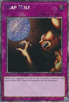 Trap Hole (V.1) RA03-EN085 Platinum Secret Rare Englisch