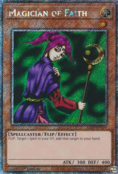 Magician of Faith (V.1) RA03-EN090 Platinum Secret Rare Englisch