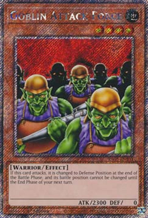 Goblin Attack Force (V.1) RA03-EN101 Platinum Secret Rare Englisch