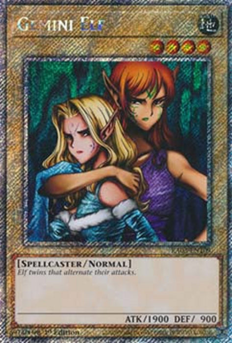 Gemini Elf (V.1) RA03-EN109 Platinum Secret Rare Englisch