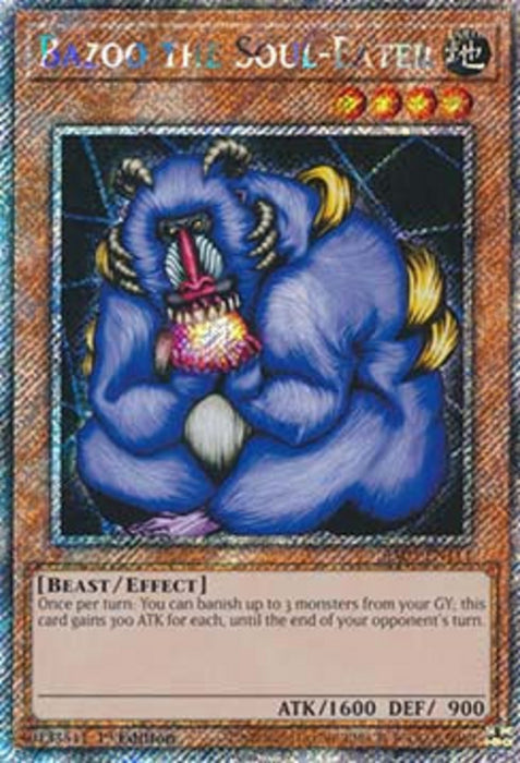 Bazoo the Soul-Eater (V.1) RA03-EN111 Platinum Secret Rare Englisch