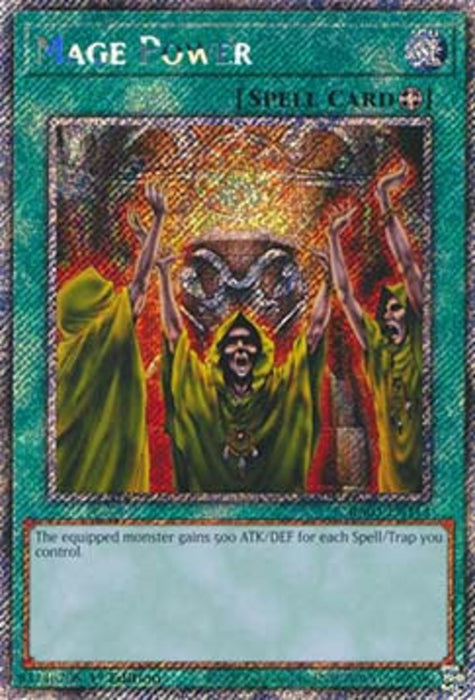 Mage Power (V.1) RA03-EN113 Platinum Secret Rare Englisch