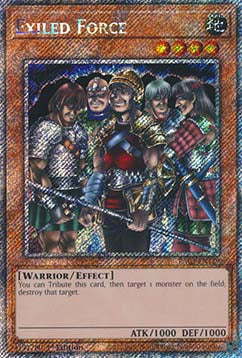Exiled Force (V.1) RA03-EN119 Platinum Secret Rare Englisch