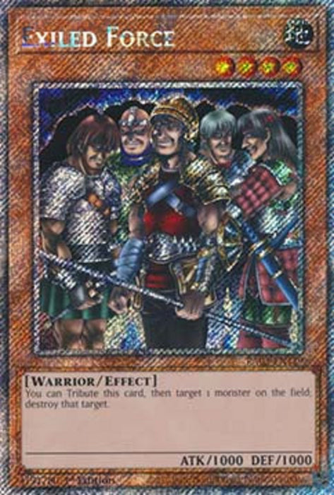 Exiled Force (V.1) RA03-EN119 Platinum Secret Rare Englisch
