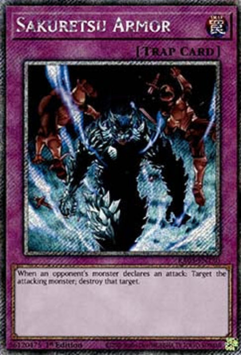 Sakuretsu Armor (V.1) RA03-EN130 Platinum Secret Rare Englisch