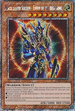 Black Luster Soldier - Envoy of the Beginning (V.1) RA03-EN132 Platinum Secret Rare Englisch