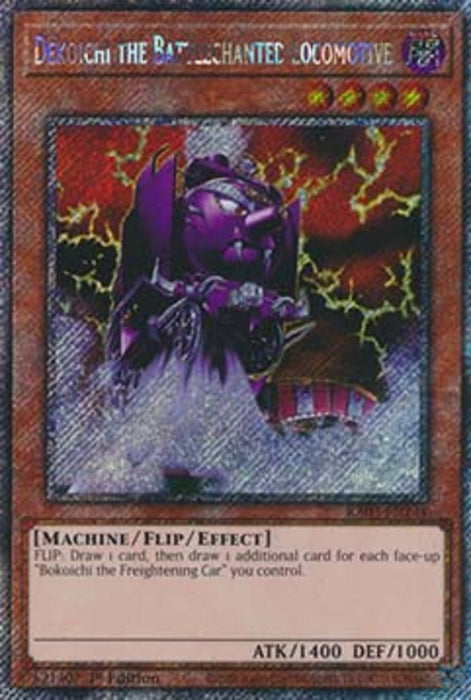 Dekoichi the Battlechanted Locomotive (V.1) RA03-EN144 Platinum Secret Rare Englisch