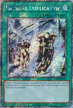 Machine Duplication (V.1) RA03-EN145 Platinum Secret Rare Englisch