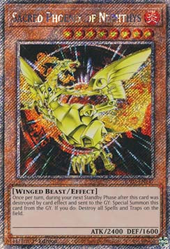 Sacred Phoenix of Nephthys (V.1) RA03-EN147 Platinum Secret Rare Englisch