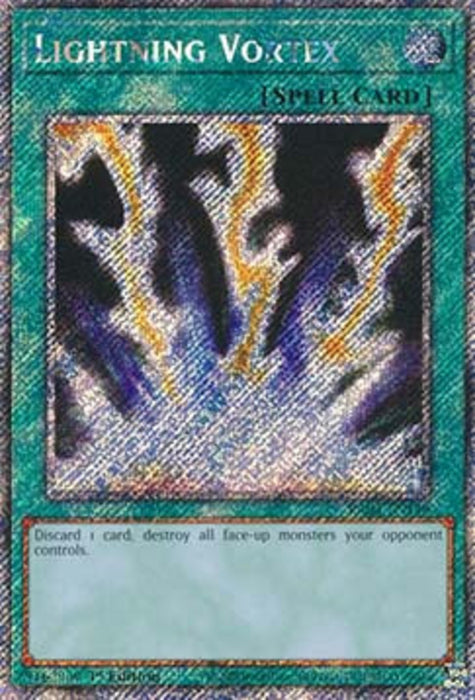 Lightning Vortex (V.1) RA03-EN148 Platinum Secret Rare Englisch
