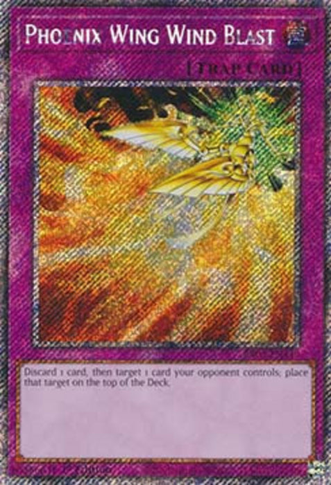 Phoenix Wing Wind Blast (V.1) RA03-EN149 Platinum Secret Rare Englisch