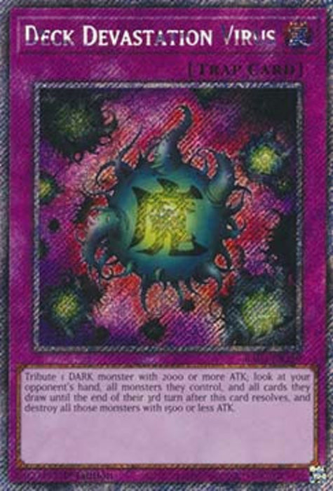Deck Devastation Virus (V.1) RA03-EN150 Platinum Secret Rare Englisch