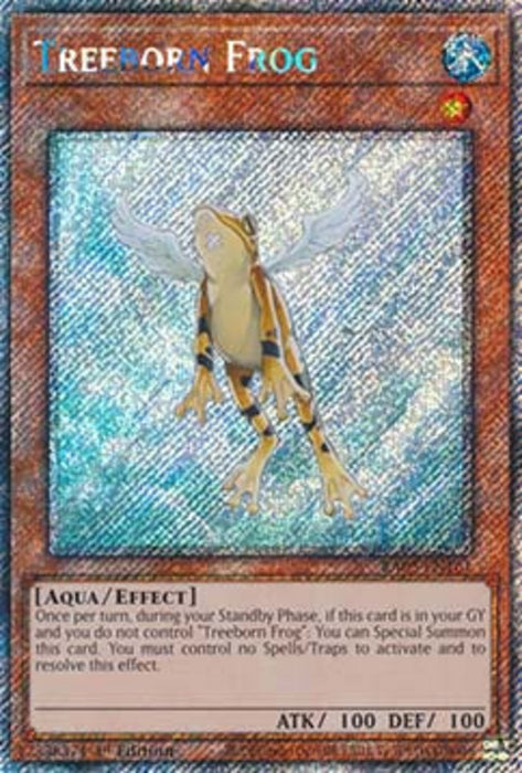 Treeborn Frog (V.1) RA03-EN161 Platinum Secret Rare Englisch