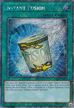 Instant Fusion (V.1) RA03-EN171 Platinum Secret Rare Englisch