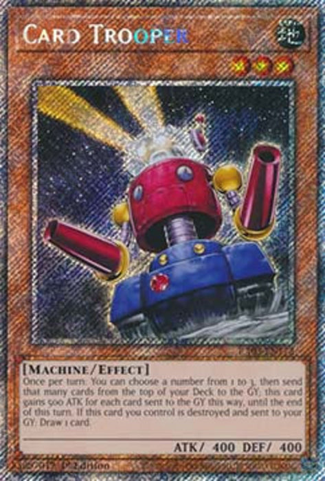 Card Trooper (V.1) RA03-EN172 Platinum Secret Rare Englisch
