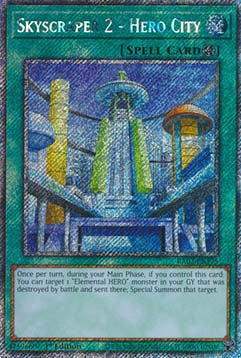 Skyscraper 2 - Hero City (V.1) RA03-EN175 Platinum Secret Rare Englisch