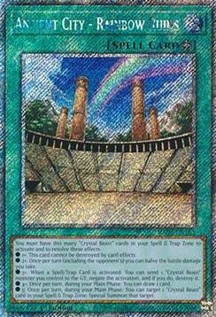 Ancient City - Rainbow Ruins (V.1) RA03-EN181 Platinum Secret Rare Englisch