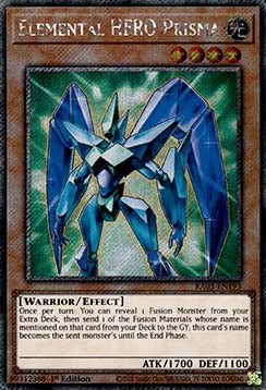 Elemental HERO Prisma (V.1) RA03-EN193 Platinum Secret Rare Englisch