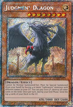 Judgment Dragon (V.1) RA03-EN196 Platinum Secret Rare Englisch