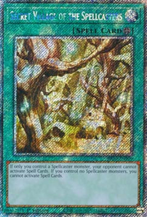 Secret Village of the Spellcasters (V.1) RA03-EN209 Platinum Secret Rare Englisch
