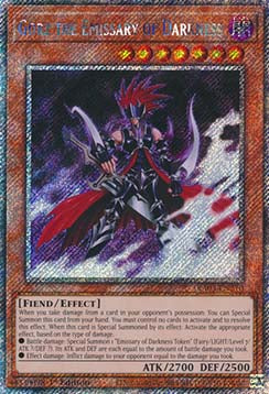 Gorz the Emissary of Darkness (V.1) RA03-EN210 Platinum Secret Rare Englisch