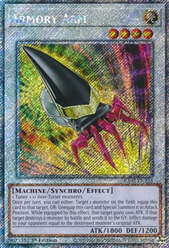 Armory Arm (V.1) RA03-EN213 Platinum Secret Rare Englisch