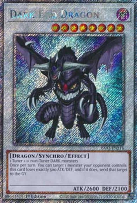 Dark End Dragon (V.1) RA03-EN216 Platinum Secret Rare Englisch
