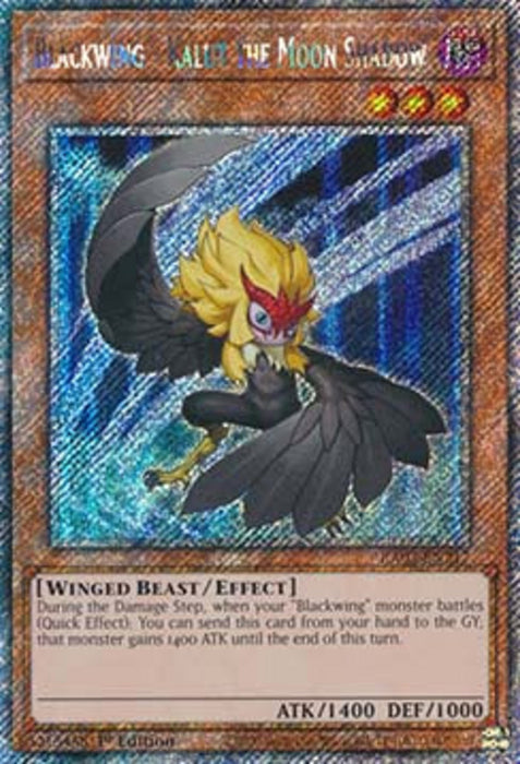 Blackwing - Kalut the Moon Shadow (V.1) RA03-EN217 Platinum Secret Rare Englisch