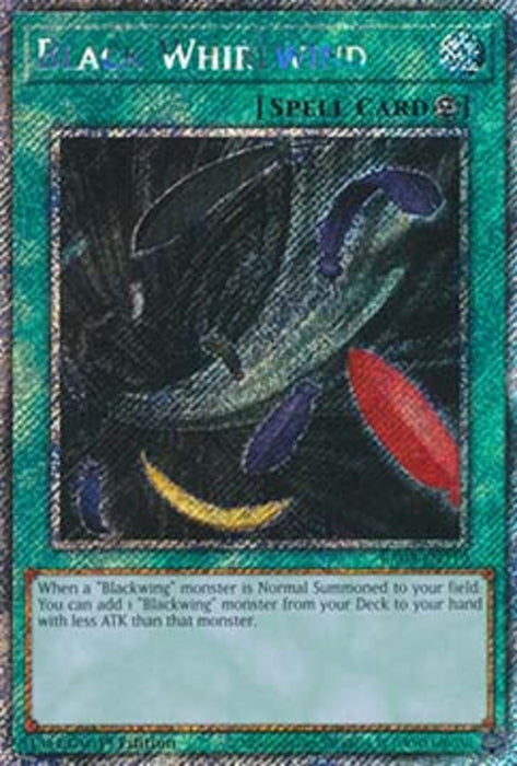 Black Whirlwind (V.1) RA03-EN219 Platinum Secret Rare Englisch