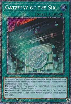 Gateway of the Six (V.1) RA03-EN229 Platinum Secret Rare Englisch