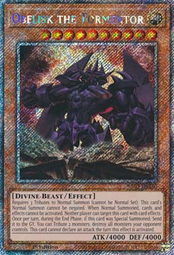 Obelisk the Tormentor (V.1) RA03-EN230 Platinum Secret Rare Englisch