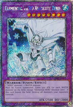 Elemental HERO Absolute Zero (V.1) RA03-EN231 Platinum Secret Rare Englisch