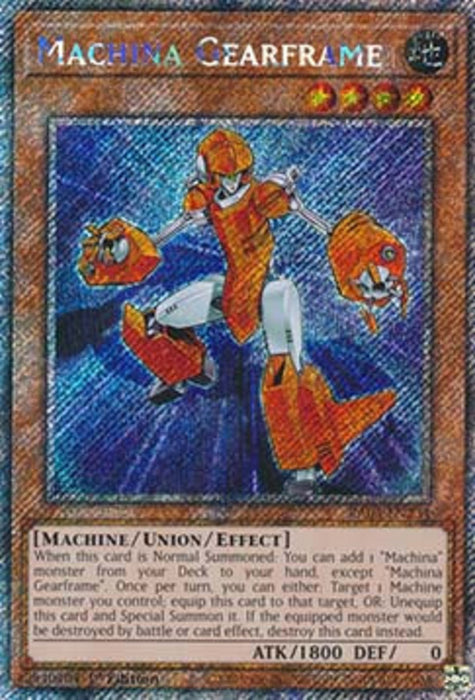 Machina Gearframe (V.1) RA03-EN234 Platinum Secret Rare Englisch