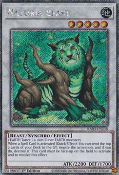 Naturia Beast (V.1) RA03-EN238 Platinum Secret Rare Englisch