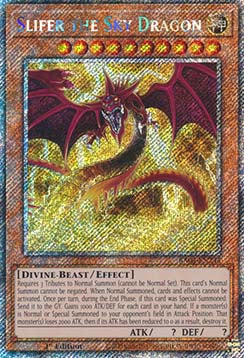 Slifer the Sky Dragon (V.1) RA03-EN244 Platinum Secret Rare Englisch