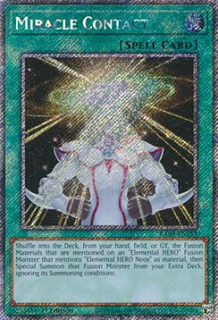 Miracle Contact (V.1) RA03-EN253 Platinum Secret Rare Englisch