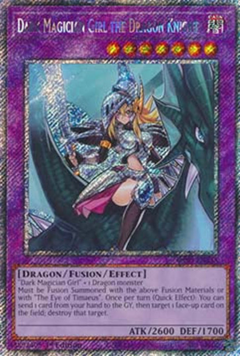 Dark Magician Girl the Dragon Knight (V.1) RA03-EN258 Platinum Secret Rare Englisch