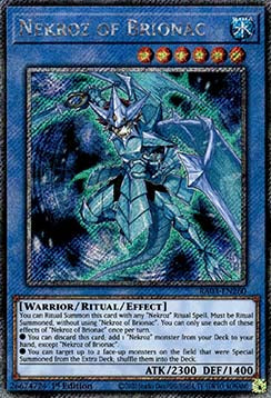 Nekroz of Brionac (V.1) RA03-EN260 Platinum Secret Rare Englisch