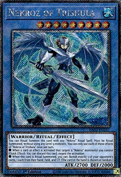 Nekroz of Trishula (V.1) RA03-EN261 Platinum Secret Rare Englisch