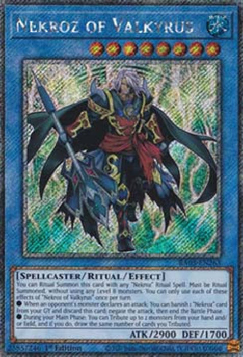 Nekroz of Valkyrus (V.1) RA03-EN263 Platinum Secret Rare Englisch