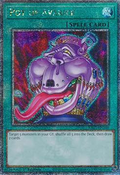 Pot of Avarice (V.2) RA03-EN160 Quarter Century Secret Rare Englisch