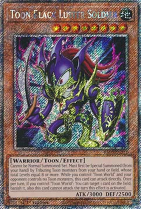 Toon Black Luster Soldier (V.1) RA03-EN272 Platinum Secret Rare Englisch