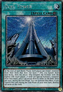 Duel Tower (V.1) RA03-EN273 Platinum Secret Rare Englisch