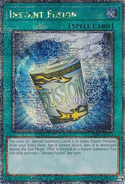 Instant Fusion (V.2) RA03-EN171 Quarter Century Secret Rare Englisch