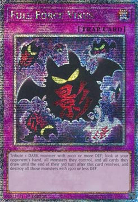 Full Force Virus (V.2) RA03-EN267 Quarter Century Secret Rare Englisch