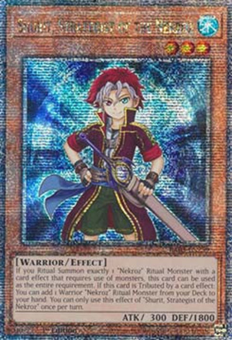 Shurit, Strategist of the Nekroz (V.2) RA03-EN259 Quarter Century Secret Rare Englisch