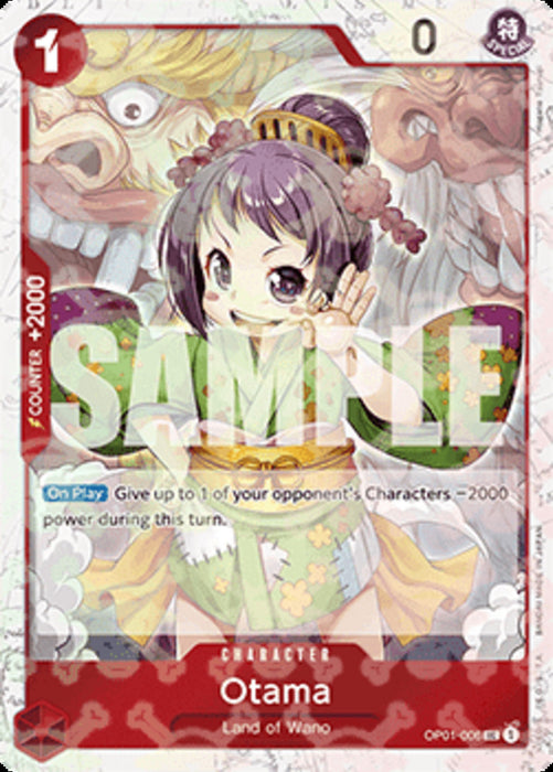 Otama (OP01-006) (V.2) PRB01 Uncommon Englisch