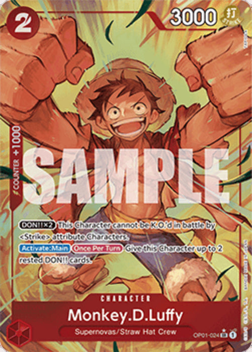 Monkey.D.Luffy (OP01-024) PRB01 Alternate Art Englisch