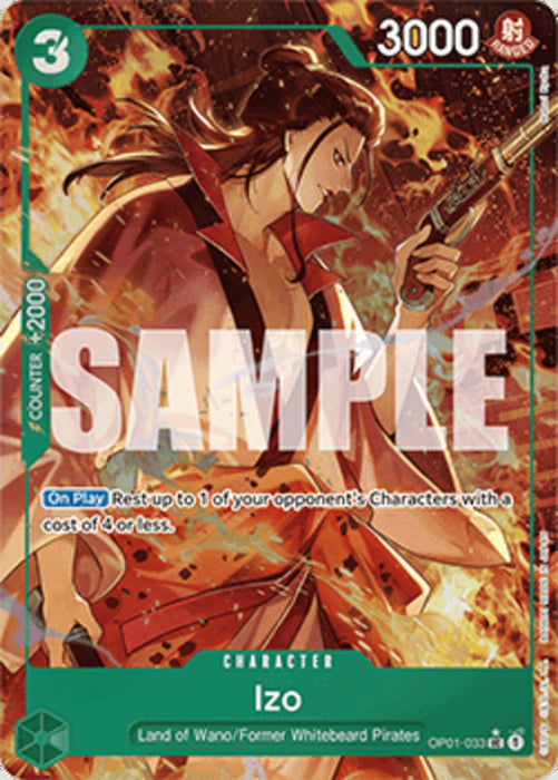 Izo (OP01-033) (V.3) PRB01 Alternate Art Englisch